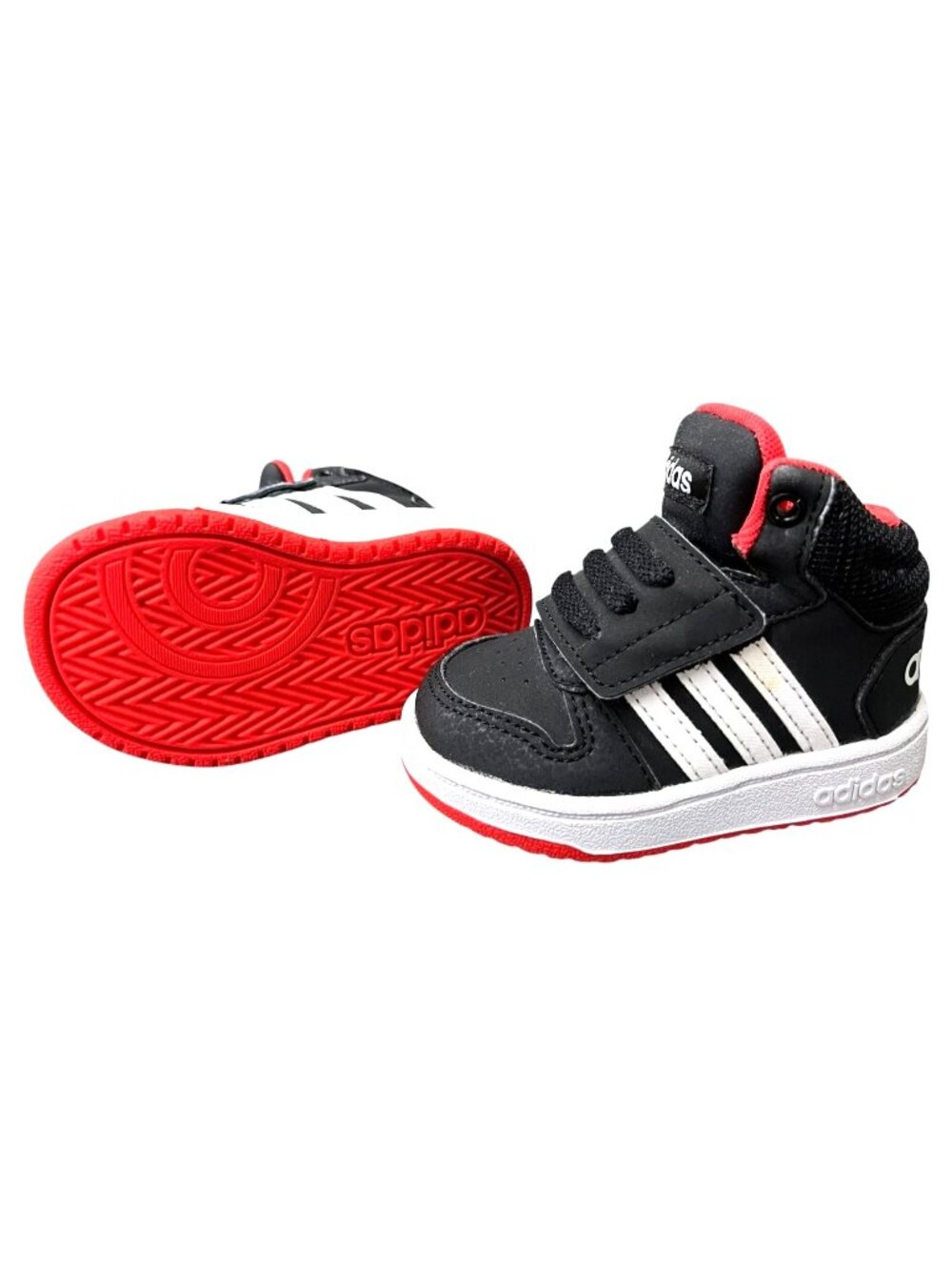 Adidas Toddler Hoops 2.0 Mid Sneakers Size 4K
